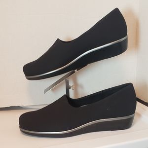 SAS Bliss slip on wedge shoes